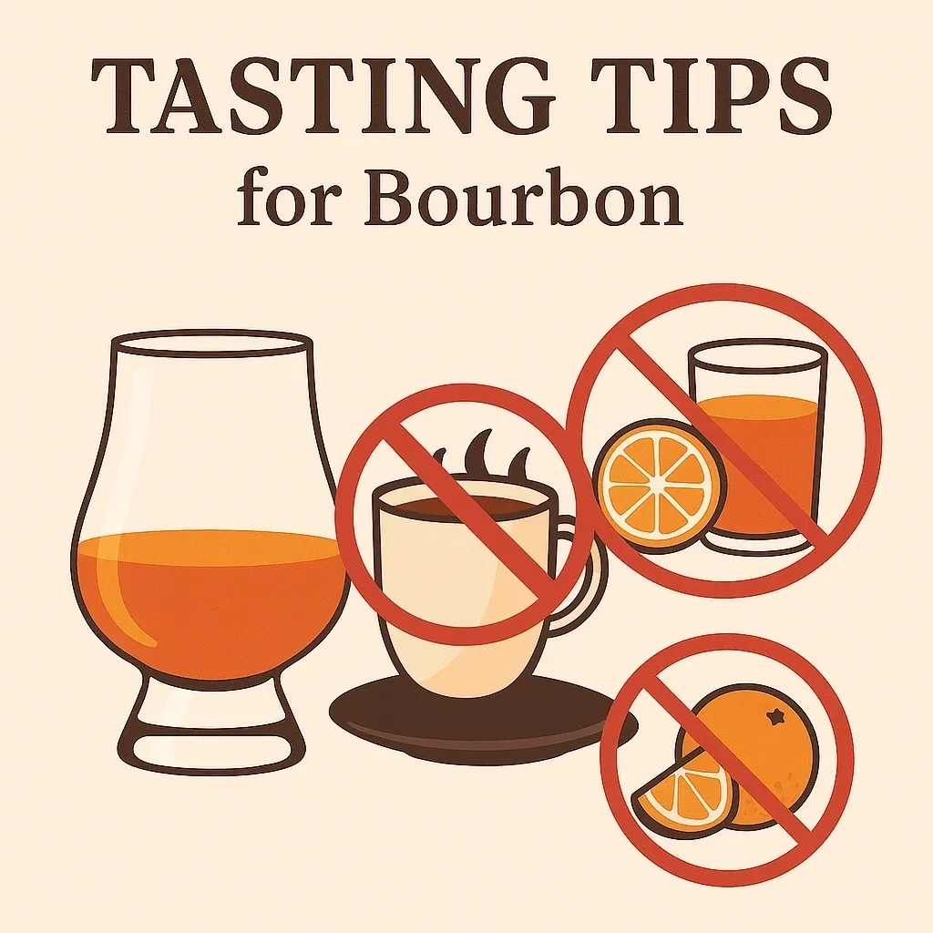 Bourbon tasting tips: avoid coffee and citrus