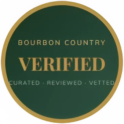 Bourbon Country Verified green and gold badge